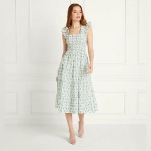 NWT Hill House green vine stripe Ellie, XXS